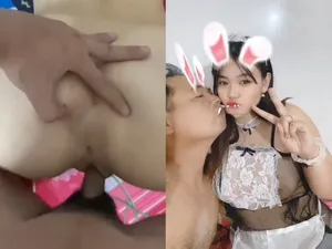 Chồng đi làm xa, vợ dâm ở nhà mây mưa với trai