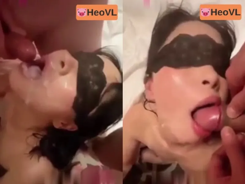 Phóng tinh tập thể lên mặt cho em nuốt